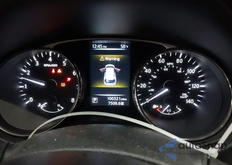 2016 Nissan Rogue Sv z USA, uszkodzony, nr VIN KNMAT2MVXGP692654